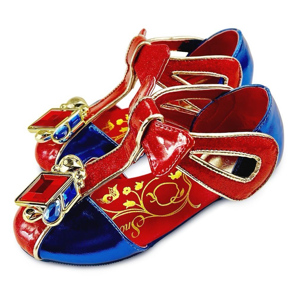 Snow White Gems Costume Dress up Princess Shoes Disney Store Size 13/1 Girls NWT
